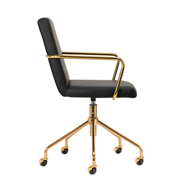 ActiveShop Kosmetikstuhl QS-OF211G gold schwarz
