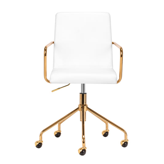 ActiveShop Kosmetikstuhl QS-OF211G goldweiß