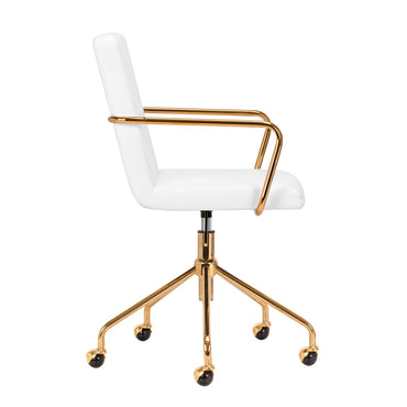 ActiveShop Kosmetikstuhl QS-OF211G goldweiß