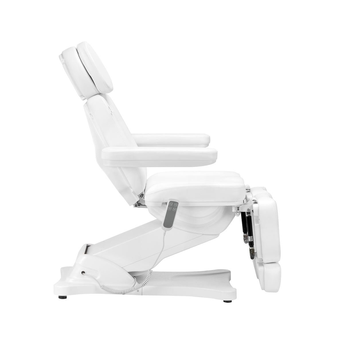 ActiveShop Elektrischer Kosmetikstuhl SILLON CLASSIC 2 Motoren Fußstütze weiß