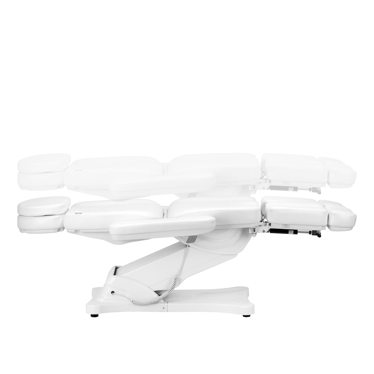 ActiveShop Elektrischer Kosmetikstuhl SILLON CLASSIC 2 Motoren Fußstütze weiß