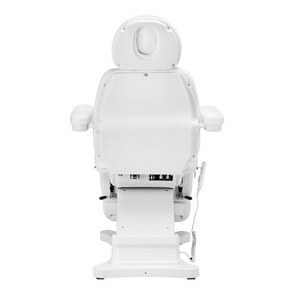 ActiveShop Elektrischer Kosmetikstuhl SILLON CLASSIC 2 Motoren Fußstütze weiß
