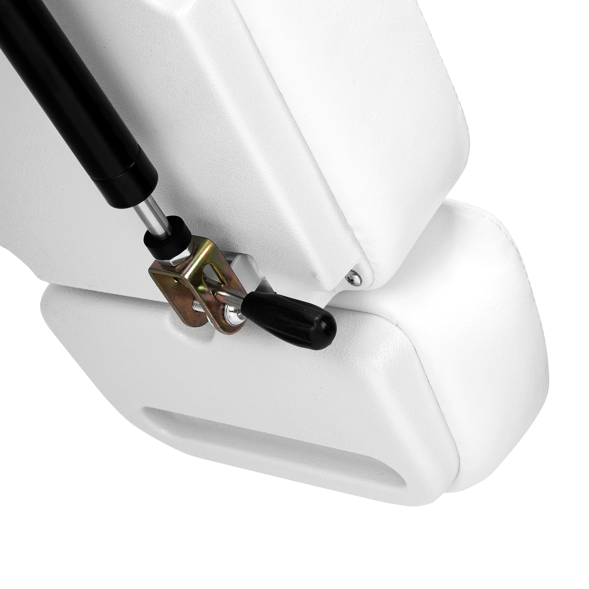 ActiveShop Elektrischer Kosmetikstuhl SILLON CLASSIC 2 Motoren Fußstütze weiß