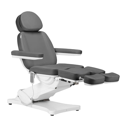 ActiveShop Elektrischer Kosmetikstuhl SILLON CLASSIC 2 Motoren Fuß grau