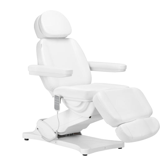 ActiveShop Elektrischer Kosmetikstuhl SILLON CLASSIC 4 Motoren mit Wiege weiß