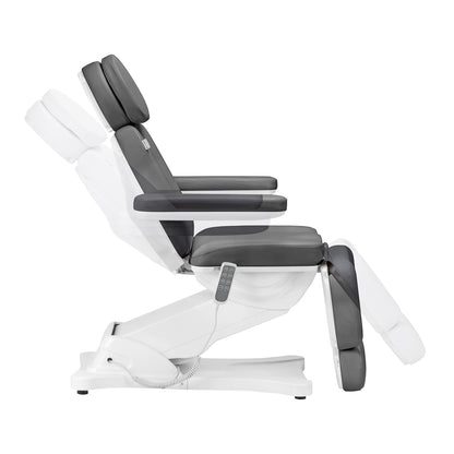 ActiveShop Elektrischer Kosmetikstuhl SILLON CLASSIC 4 Motoren mit Wiege grau