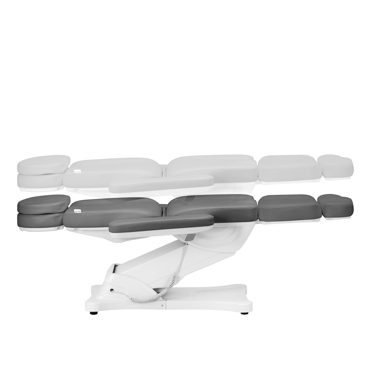 ActiveShop Elektrischer Kosmetikstuhl SILLON CLASSIC 4 Motoren mit Wiege grau