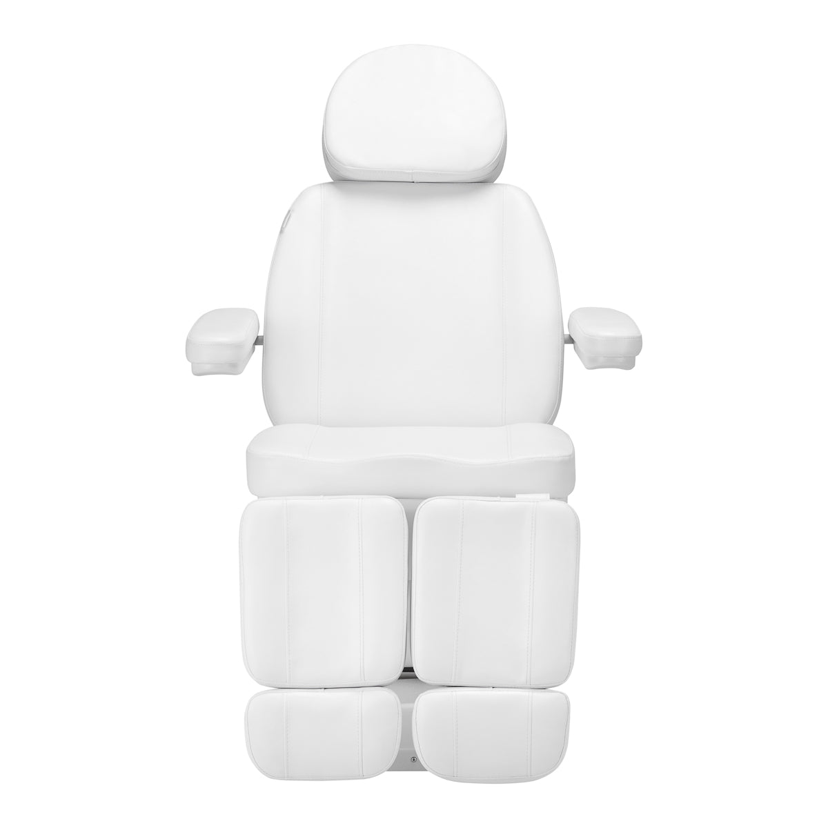 ActiveShop Elektrischer Kosmetikstuhl SILLON CLASSIC 3 Motoren mit Wiege Pedi weiß