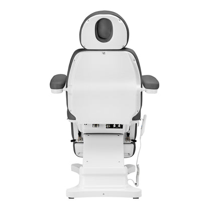 ActiveShop Elektrischer Kosmetikstuhl SILLON CLASSIC 3 Motoren mit Wiege Pedi grau