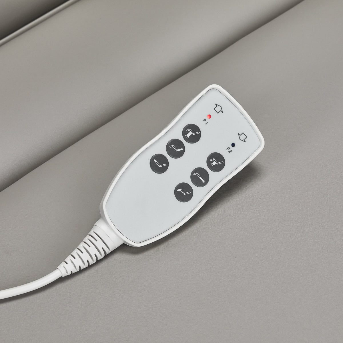 ActiveShop Elektrischer Kosmetikstuhl Azzurro 891 grau
