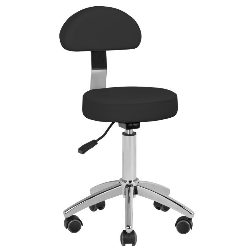 ActiveShop Elektrischer Kosmetikstuhl SILLON Lux 273b + Hocker 304 schwarz