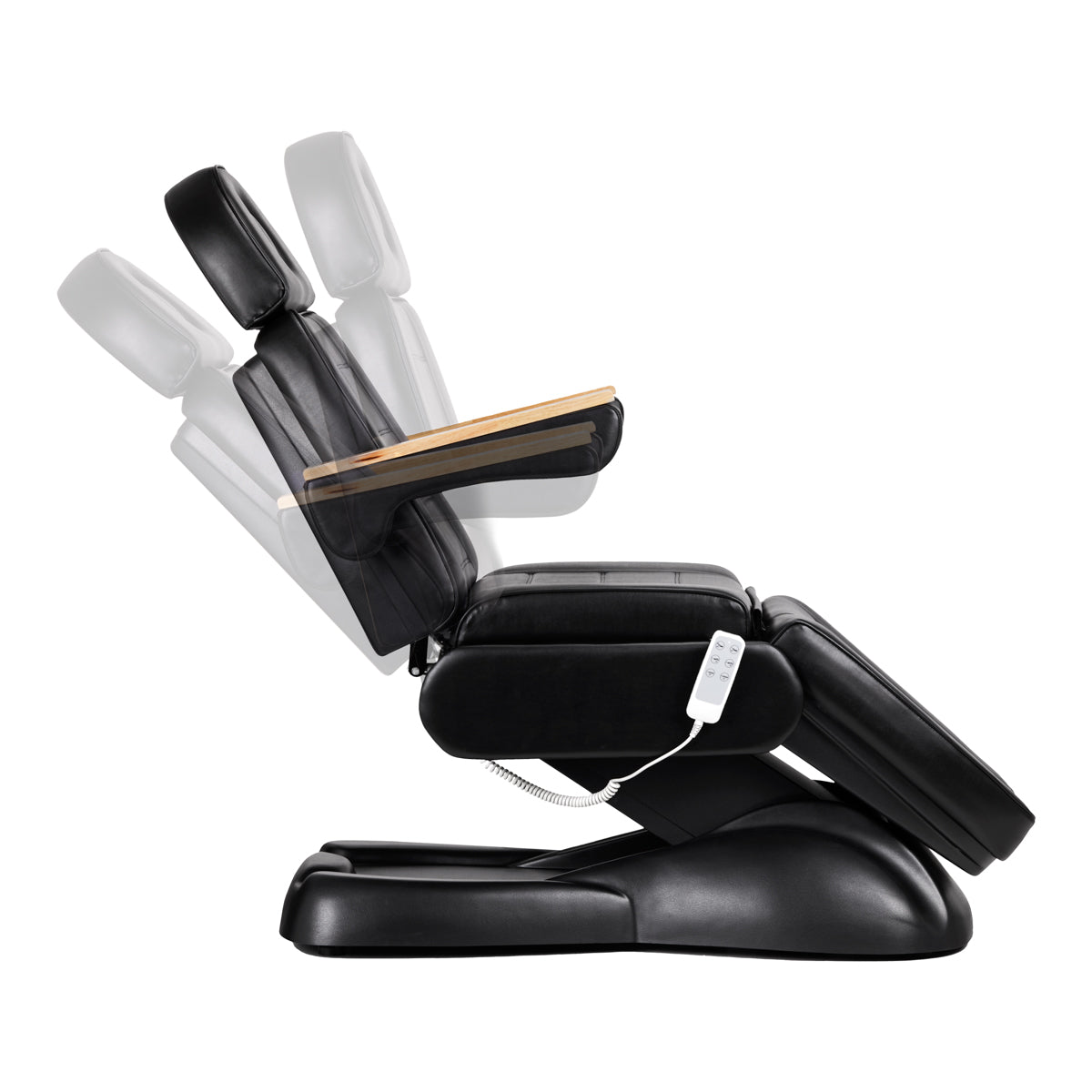 ActiveShop Elektrischer Kosmetikstuhl SILLON Lux 273b + Hocker 304 schwarz