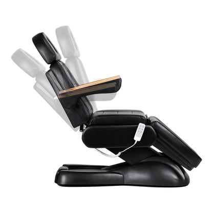 ActiveShop Elektrischer Kosmetikstuhl SILLON Lux 273b + Hocker 304 schwarz