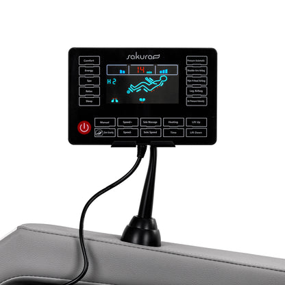 ActiveShop Sakura Massagesessel Classic 802A Weiß Grau