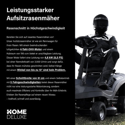 Home Deluxe Rasenmäher REAPER Schwarz