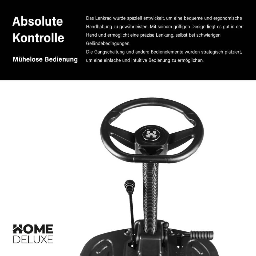 Home Deluxe Rasenmäher REAPER Schwarz
