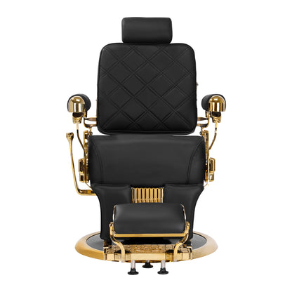 ActiveShop Gabbiano Friseurstuhl Leonardo Gold Schwarz