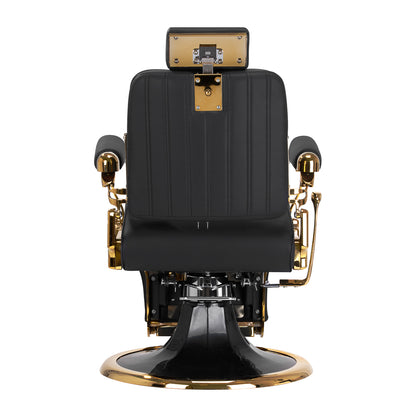 ActiveShop Gabbiano Friseurstuhl Leonardo Gold Schwarz