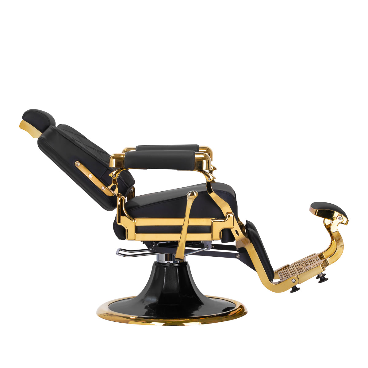 ActiveShop Gabbiano Friseurstuhl Leonardo Gold Schwarz