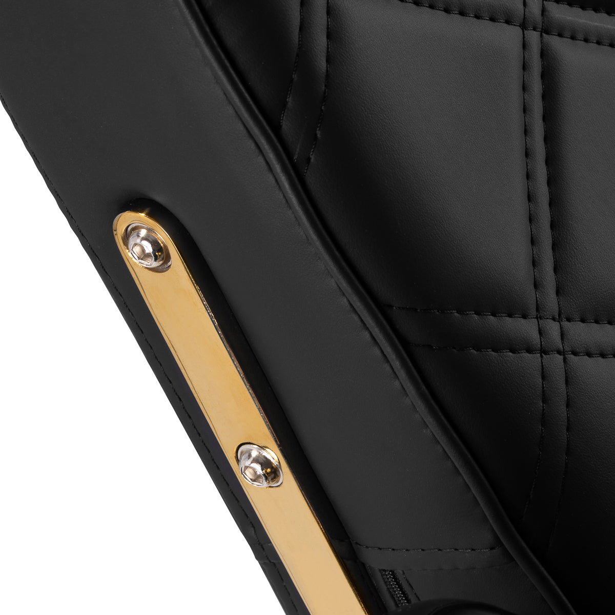 ActiveShop Gabbiano Friseurstuhl Leonardo Gold Schwarz