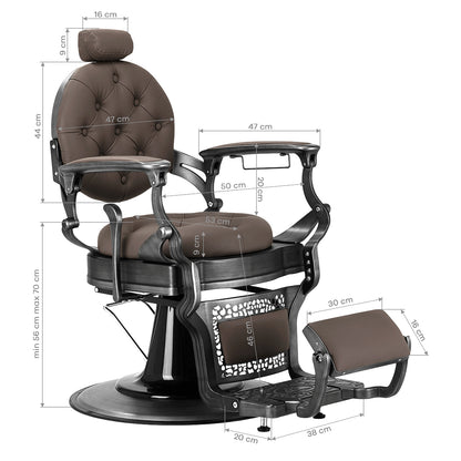 ActiveShop Gabbiano Barbersessel Niccolo braun