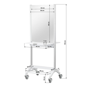 ActiveShop Gabbiano Friseurkonsole MI-03