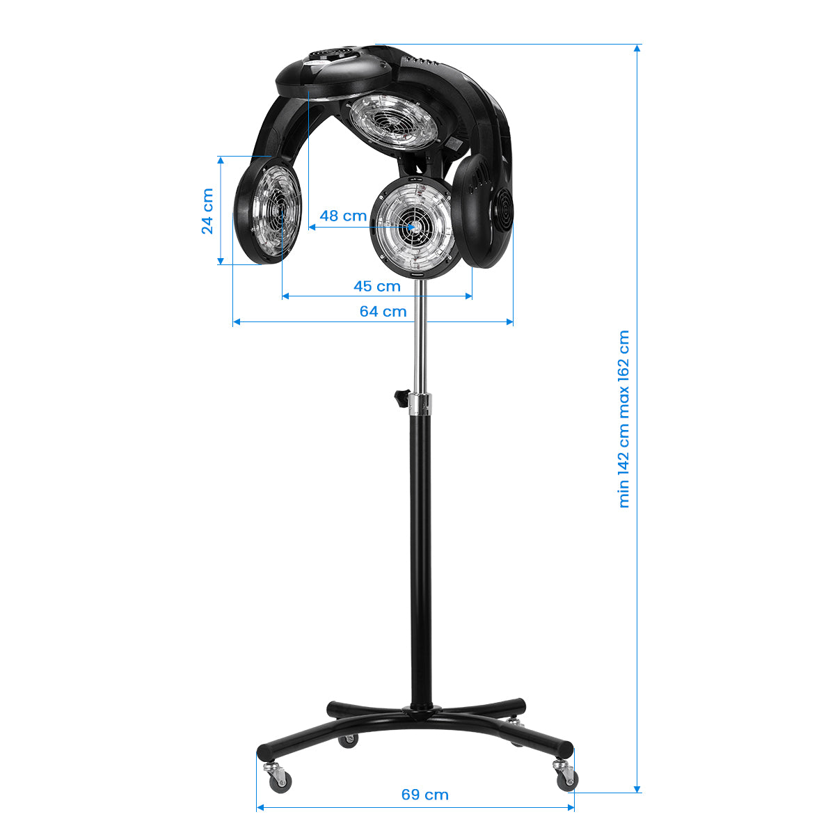 ActiveShop Möwe Infrazon stehend GL-505S schwarz