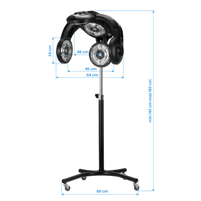 ActiveShop Möwe Infrazon stehend GL-505S schwarz