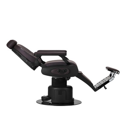 ActiveShop Elektrischer Barberstuhl Gabbiano Duke Braun