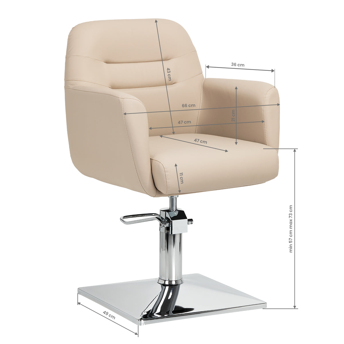 ActiveShop Gabbiano Friseurstuhl Monaco beige