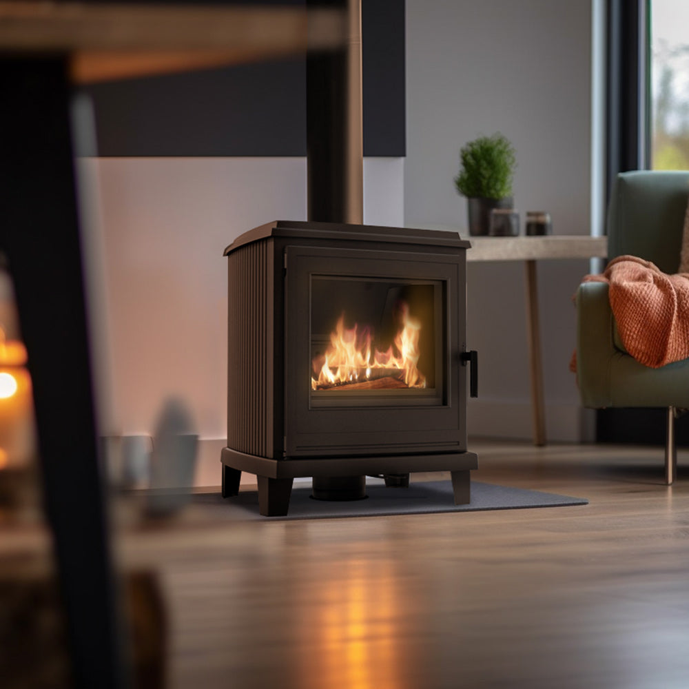 Kratki Gußeisen Kaminofen KRATKI K11 Ø 150 6 kW