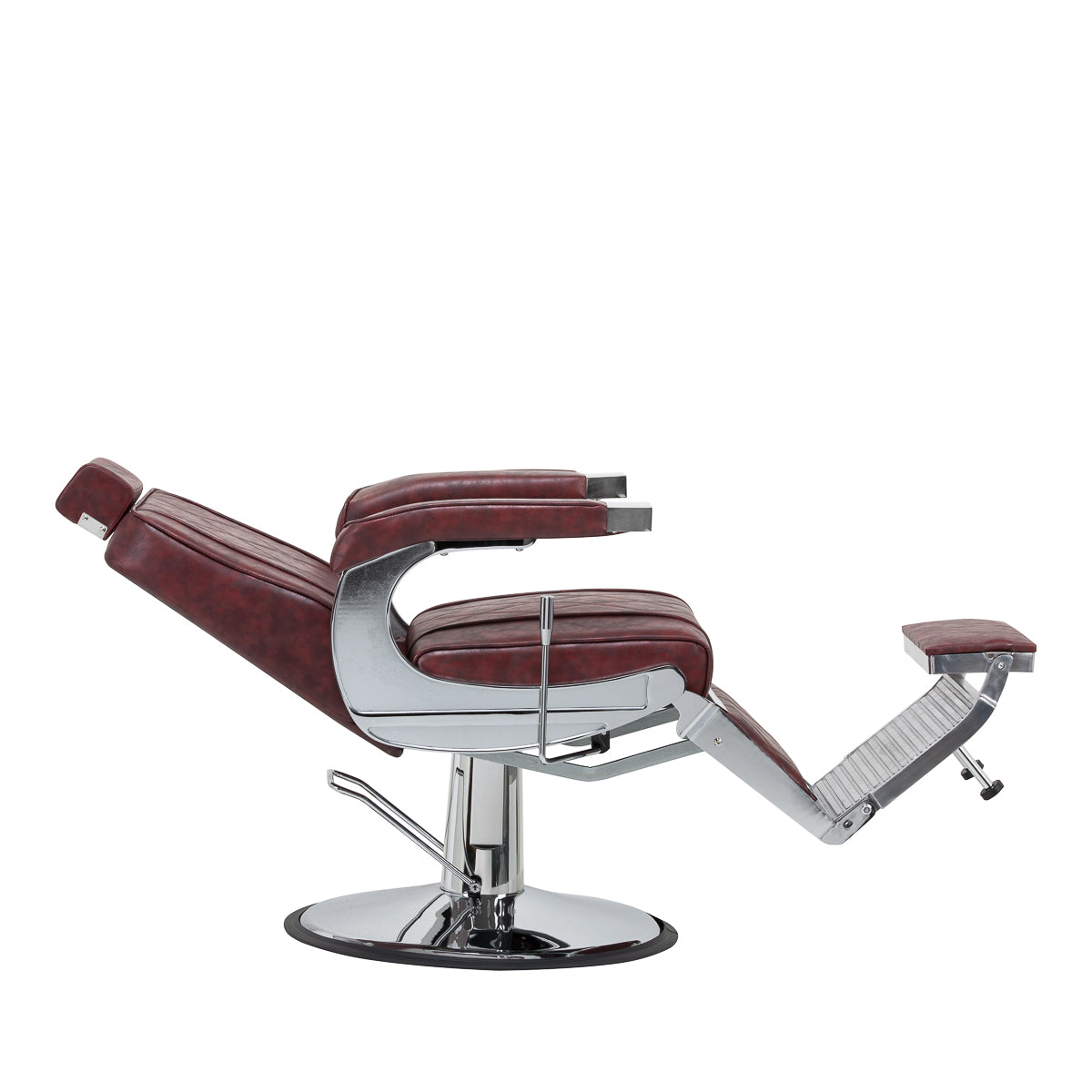ActiveShop Haarsystem Friseurstuhl BM88066 bordeauxrot