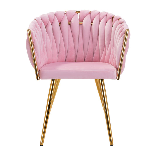 ActiveShop 4Rico Stuhl QS-GW06G samtig rosa