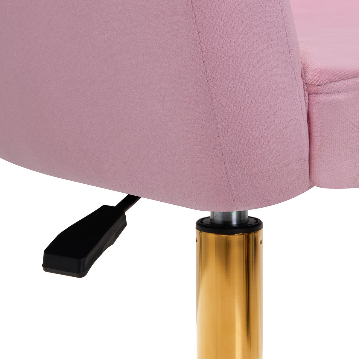 ActiveShop 4Rico Drehstuhl QS-BL14G Samt rosa