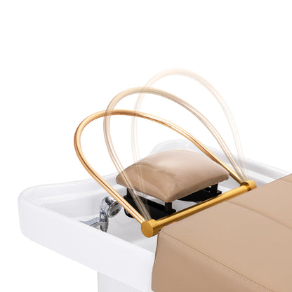 ActiveShop Gabbiano Liegekopfwaschbecken Head Spa 017 beige