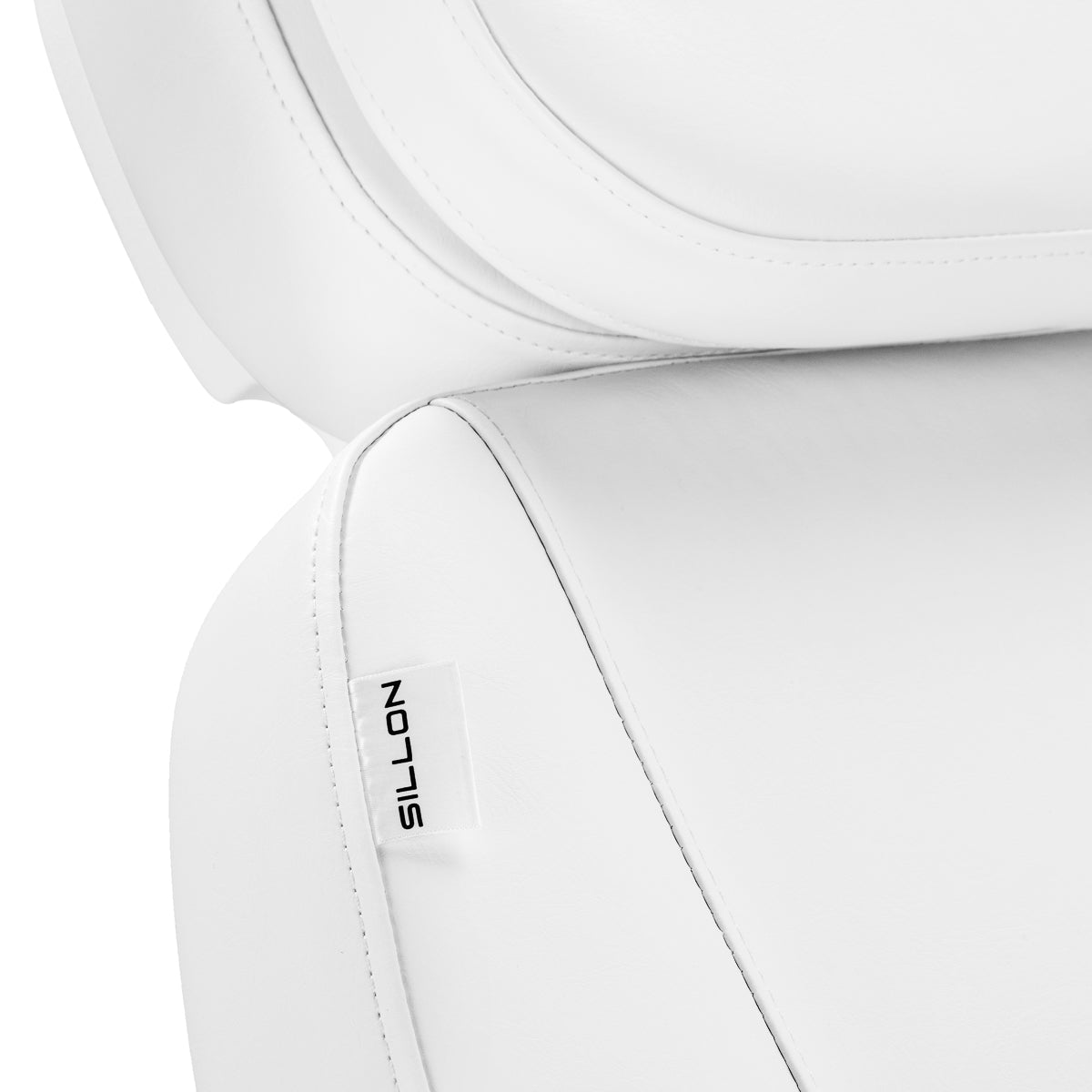 ActiveShop Elektrischer Kosmetikstuhl SILLON Luxury 3 Motoren weiß Fußsteuerung