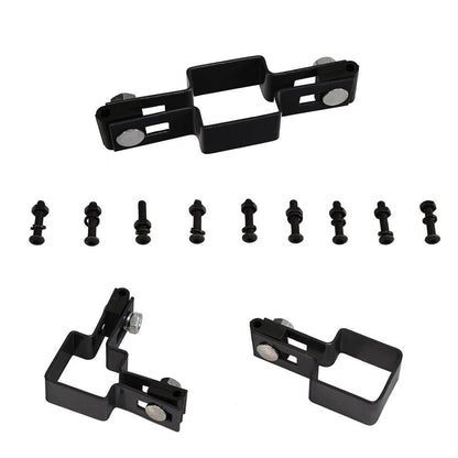 Home Deluxe Doppelstabmattenzaun inkl. Eckpfosten MORATA Anthrazit / Grün - 200 cm x 16 m ohne Eckpfosten