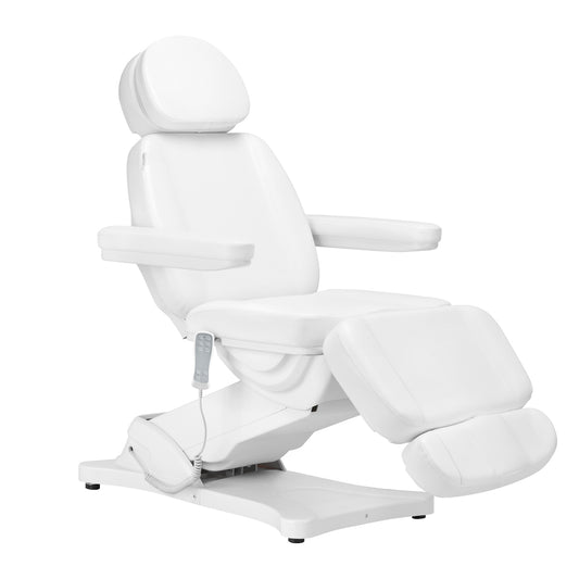ActiveShop Elektrischer Kosmetikstuhl SILLON CLASSIC 3 Motoren mit Heizfunktion Second Edition weiß