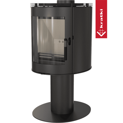 Kratki Kaminofen aus Stahl KRATKI ORBIT Ø 150 7 kW