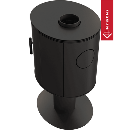Kratki Kaminofen aus Stahl KRATKI ORBIT Ø 150 7 kW