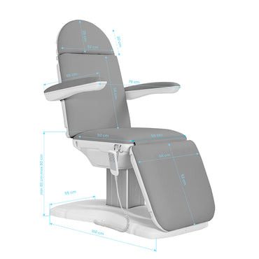 ActiveShop Elektrischer Kosmetikstuhl SILLON Eclipse 3 Motor grau