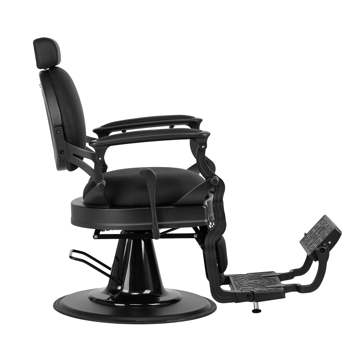 ActiveShop Gabbiano Barbersessel Niccolo schwarz knopflos