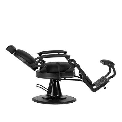 ActiveShop Gabbiano Barbersessel Niccolo schwarz knopflos