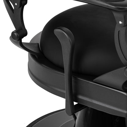 ActiveShop Gabbiano Barbersessel Niccolo schwarz knopflos