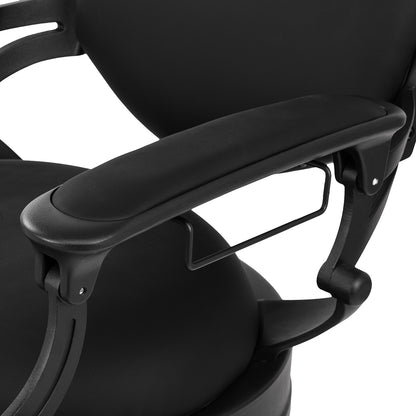ActiveShop Gabbiano Barbersessel Niccolo schwarz knopflos