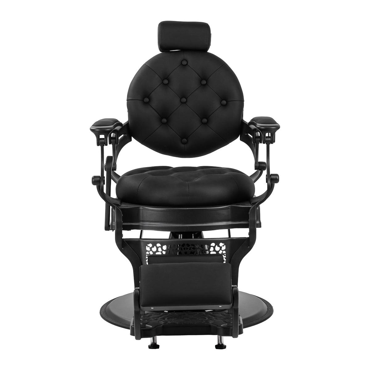 ActiveShop Gabbiano Barbersessel Niccolo schwarz mit schwarzem Rahmen