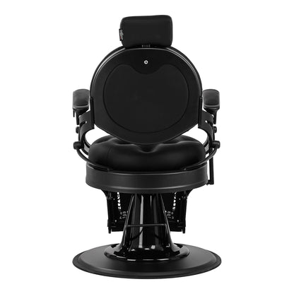 ActiveShop Gabbiano Barbersessel Niccolo schwarz mit schwarzem Rahmen