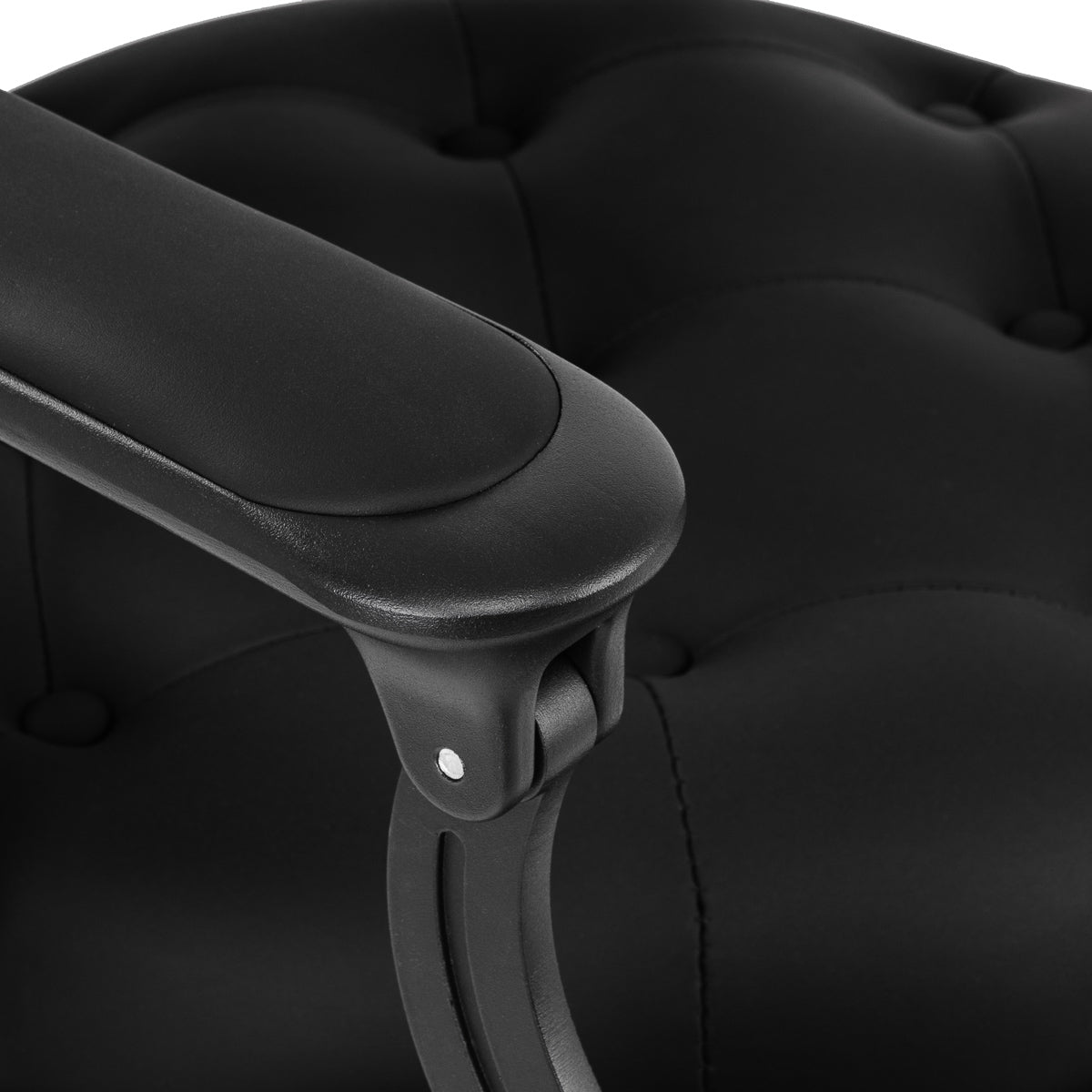 ActiveShop Gabbiano Barbersessel Niccolo schwarz mit schwarzem Rahmen