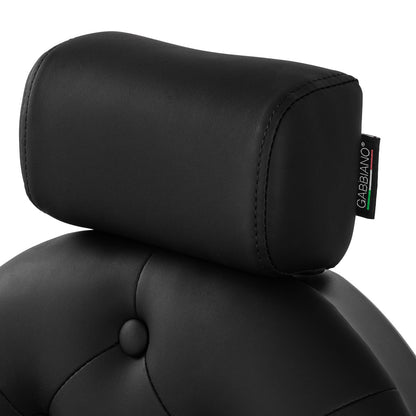 ActiveShop Gabbiano Barbersessel Niccolo schwarz mit schwarzem Rahmen