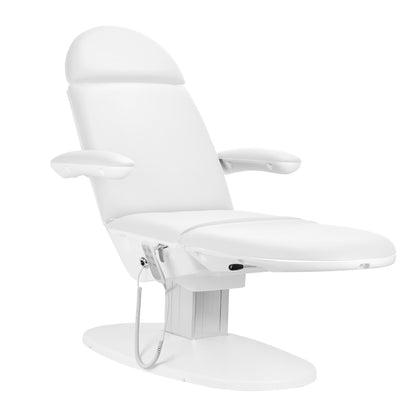 ActiveShop Elektrischer Kosmetikstuhl 2240K Eclipse 3 Motor weiß mit Wiege